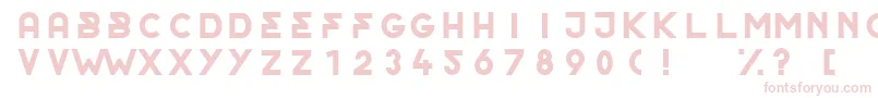 OrderRegular Font – Pink Fonts on White Background