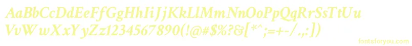Crimsontext Bolditalic Font – Yellow Fonts