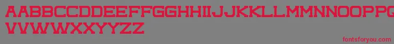 ComplexPromo Font – Red Fonts on Gray Background