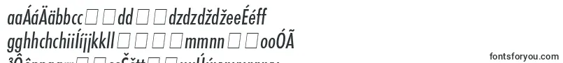 StFunctionCondensedItalic-fontti – slovakian fontit