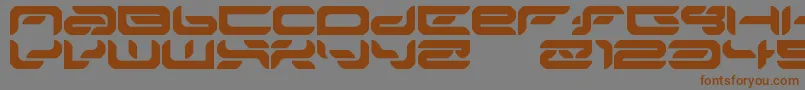 Mionta Font – Brown Fonts on Gray Background