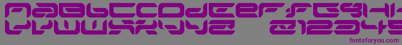 Шрифт Mionta – фиолетовые шрифты на сером фоне