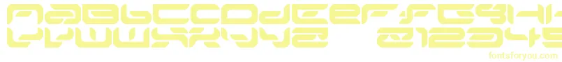 Шрифт Mionta – жёлтые шрифты