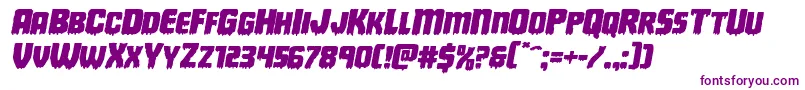 Deathbloodexpandital Font – Purple Fonts