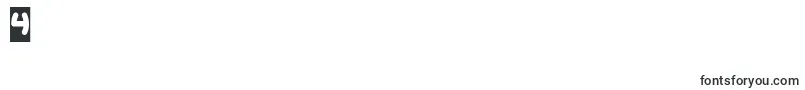 フォントEarthHeartInverse – フォント数字4