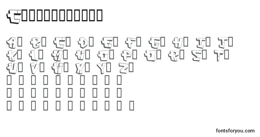 Fuente Capconstruct - alfabeto, números, caracteres especiales