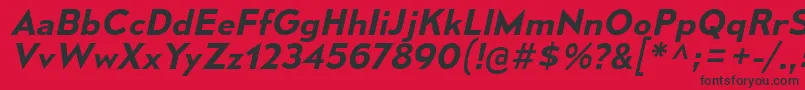 MesmerizeSeSbIt Font – Black Fonts on Red Background