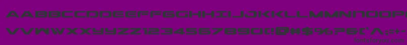 Outridercondbold Font – Black Fonts on Purple Background