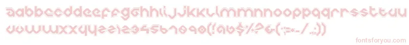 Czcionka Charliec – różowe czcionki