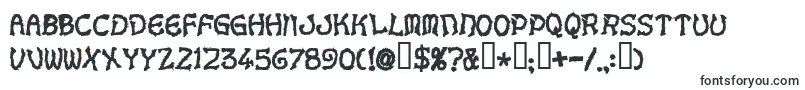 Voodoodollletters-Schriftart – Pinselschriften