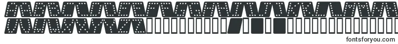 DominoBredKursiv Font – Filled Fonts
