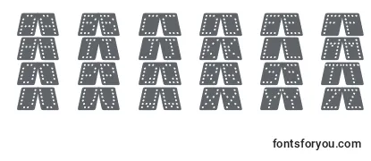 DominoBredKursiv-fontti