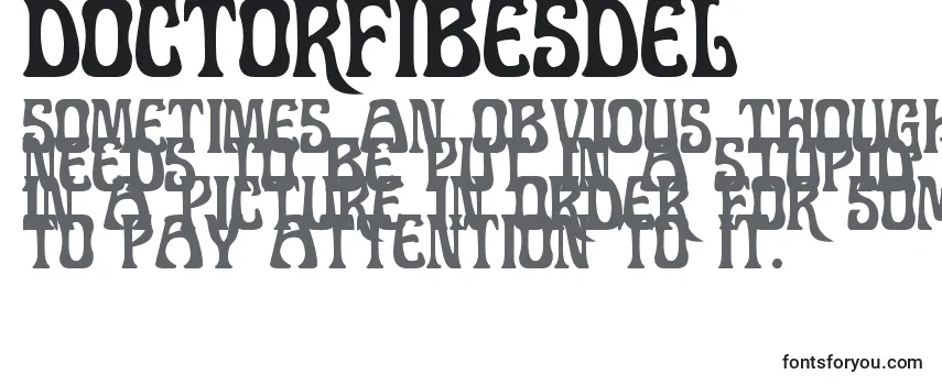 Review of the Doctorfibesdel Font
