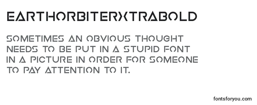 Review of the Earthorbiterxtrabold Font