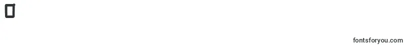 Stuck-Schriftart – Schriften für die Ziffer 0