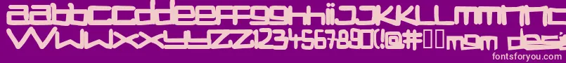 More about Stuck Font Stuck Font – Pink Fonts on Purple Background