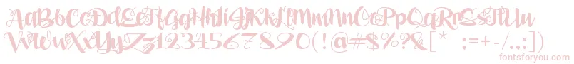 AleaMaeSv Font – Pink Fonts