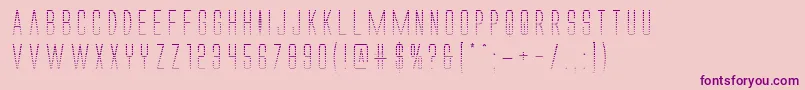 Шрифт Alienleaguegrad – фиолетовые шрифты на розовом фоне
