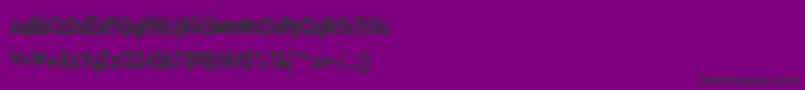 BestOfRegular Font – Black Fonts on Purple Background