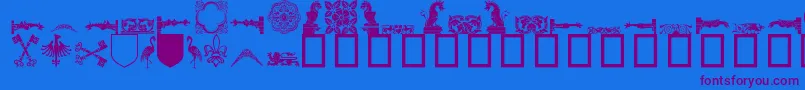 Medieval ffy-fontti – violetit fontit sinisellä taustalla