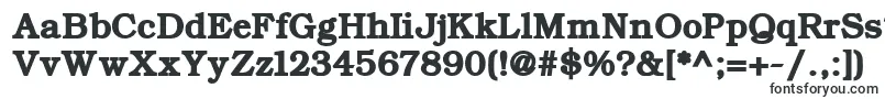 Шрифт ErBukinistKoi8RBold – толстые шрифты