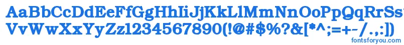 フォントErBukinistKoi8RBold – 白い背景に青い文字