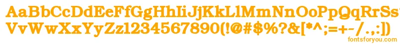 ErBukinistKoi8RBold Font – Orange Fonts on White Background