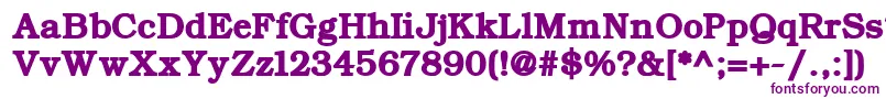 フォントErBukinistKoi8RBold – 紫色のフォント