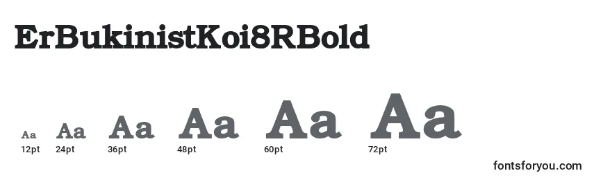 ErBukinistKoi8RBold Font Sizes