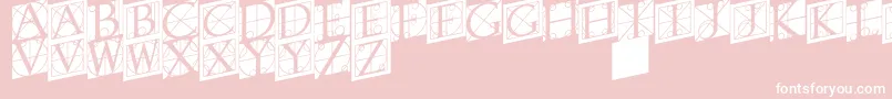 Rodgauertwo Font – White Fonts on Pink Background