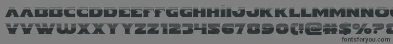Indigodemonhalf Font – Black Fonts on Gray Background