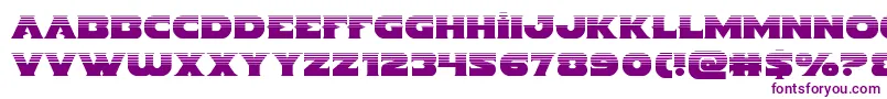 Indigodemonhalf Font – Purple Fonts on White Background