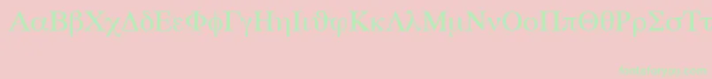 SymbolSetSwa Font – Green Fonts on Pink Background