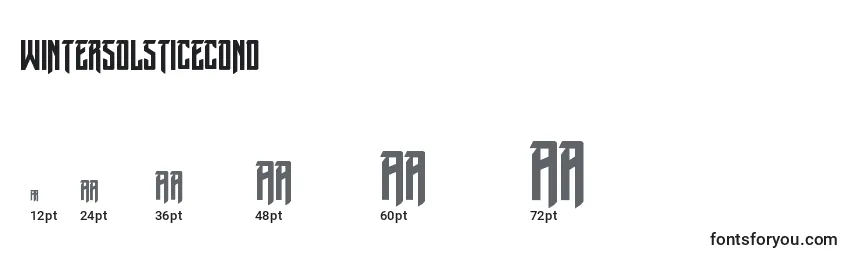 Wintersolsticecond Font Sizes