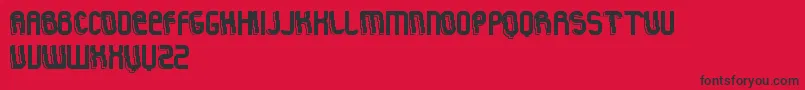 RocknFluid Font – Black Fonts on Red Background