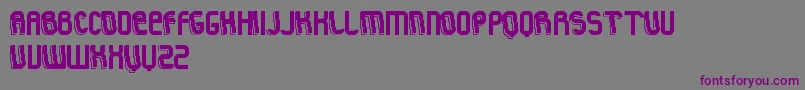 RocknFluid Font – Purple Fonts on Gray Background