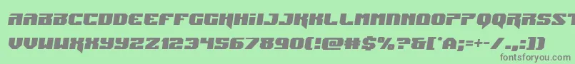 Jumperssemital Font – Gray Fonts on Green Background