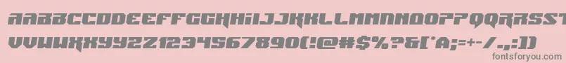 Jumperssemital Font – Gray Fonts on Pink Background