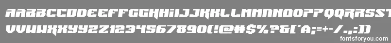 Jumperssemital Font – White Fonts on Gray Background