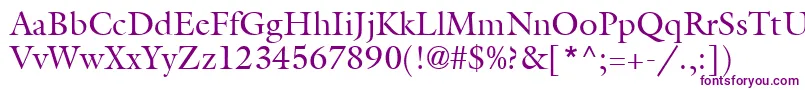 Aggaler Font – Purple Fonts on White Background