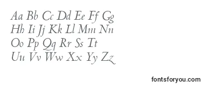Обзор шрифта CambridgeItalic