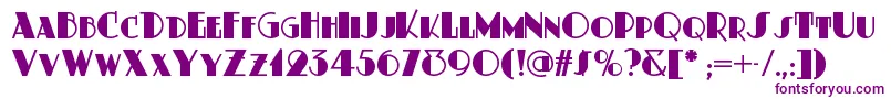 Dustyrosenf Font – Purple Fonts on White Background