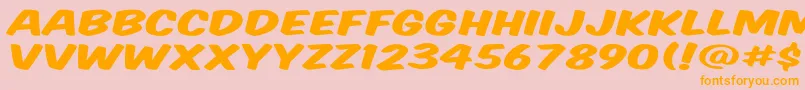Más sobre la fuente Vtcsupermarketsaledisplay fuente Vtcsupermarketsaledisplay – Fuentes Naranjas Sobre Fondo Rosa