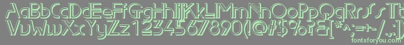 Edls Font – Green Fonts on Gray Background