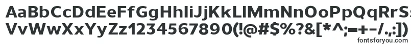 Шрифт UnimanExtrabold – рубленные шрифты
