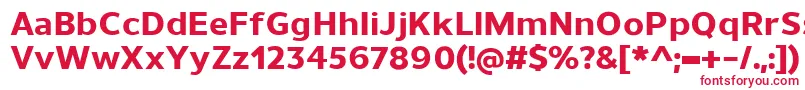 Шрифт UnimanExtrabold – красные шрифты