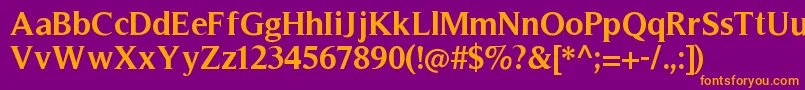 More about TimelessBold Font TimelessBold Font – Orange Fonts on Purple Background