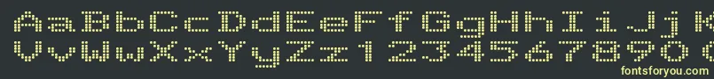 TelidonExBold Font – Yellow Fonts on Black Background