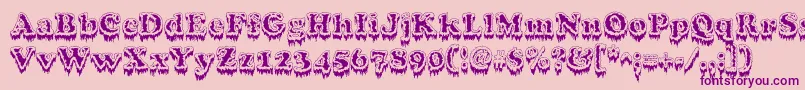 More about Modiusfrigid Font Modiusfrigid Font – Purple Fonts on Pink Background