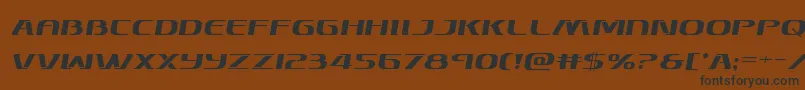 Skymarshalsemital Font – Black Fonts on Brown Background